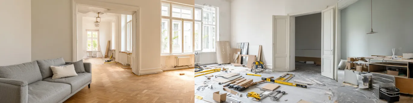 Devis détaillé travaux rénovation salon avec tarifs professionnels et budget prévisionnel