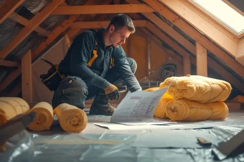 Calcul de la quantité de laine minérale nécessaire pour l'isolation des combles d'une habitation