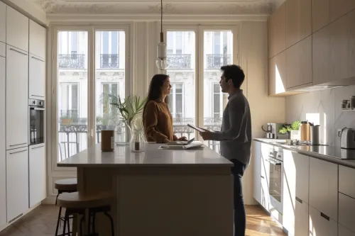 Échelle comparative des coûts de rénovation par mètre carré selon l'ampleur des travaux